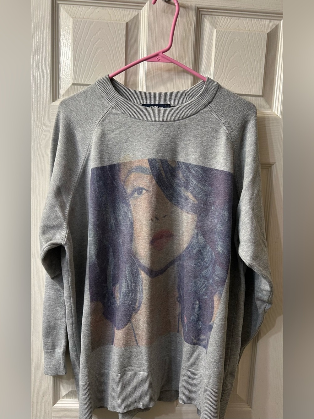 Sade Vintage Zara Grey
Oversized Knit Sweater Pullover
Crewneck Rare
Size S